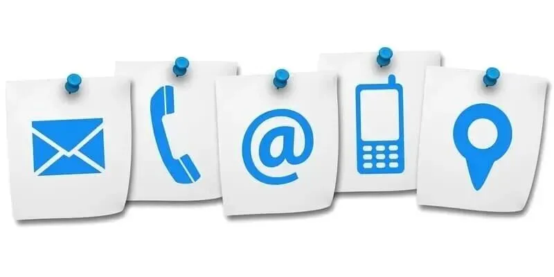 Contact page of Ysummit